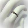Witgouden ring met diamant 0,25 ct