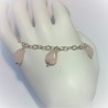 Armband met rozenkwarts edelstenen