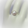 Ring met solitair witte parel