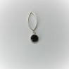 Hanger met ronde rookkwarts