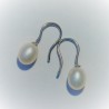 Zilveren oorbellen met zoetwaterparels
